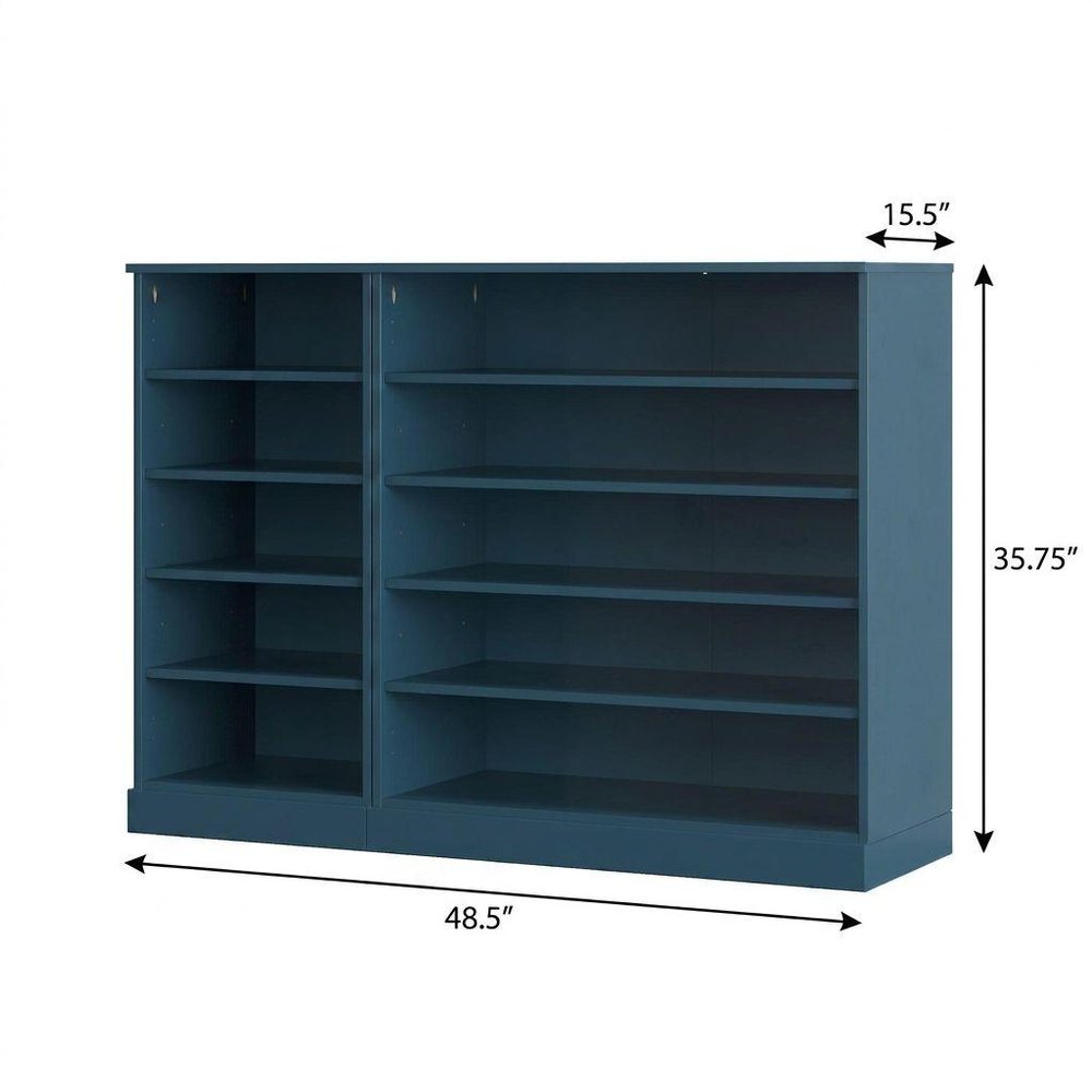 Teal Blue 30 Solid WoodShoe Storage Cabinet HomeRoots
