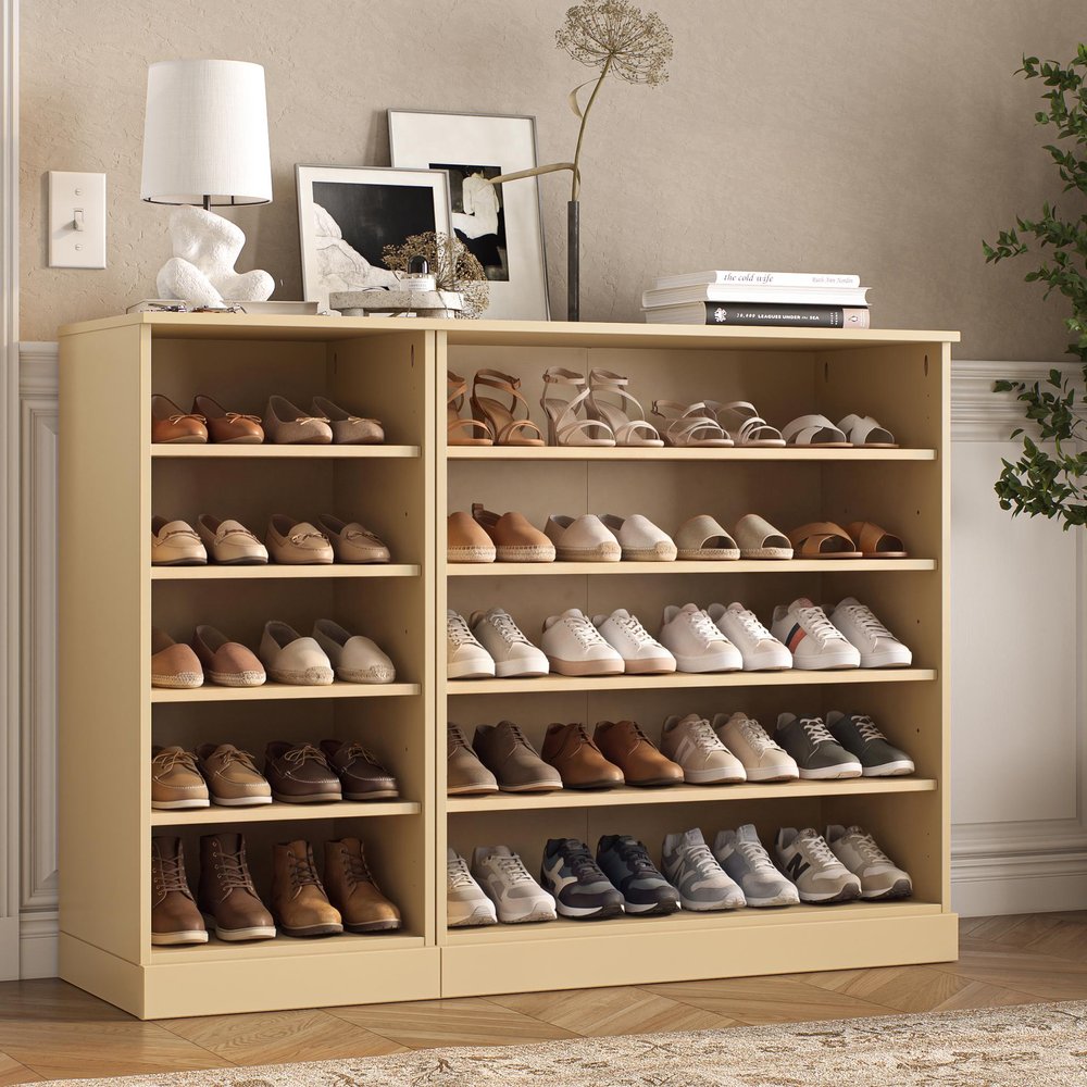 Yellow 30 Solid WoodShoe Storage Cabinet HomeRoots