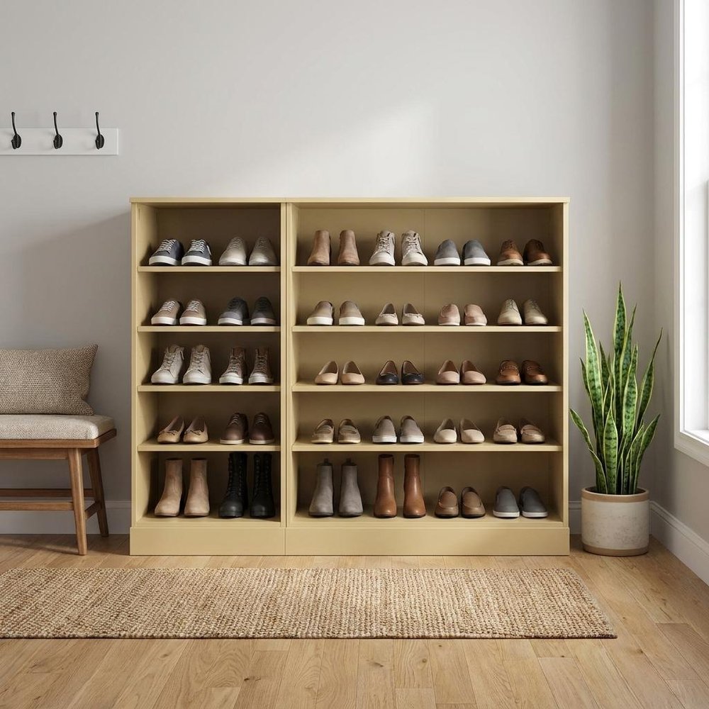 Yellow 30 Solid WoodShoe Storage Cabinet — view 3