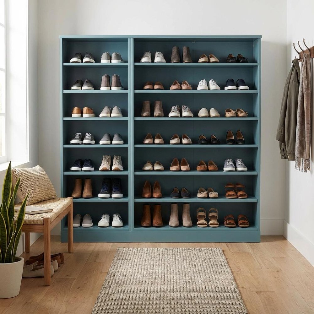 Aqua 30 Solid WoodShoe Storage Cabinet HomeRoots
