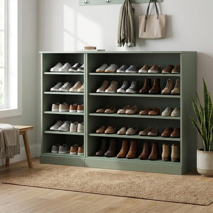 Sage 30 Solid WoodShoe Storage Cabinet HomeRoots