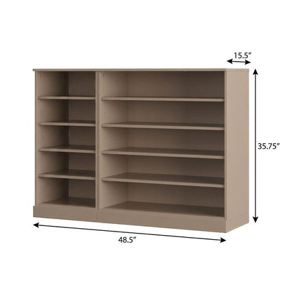 Beige 30 Solid WoodShoe Storage Cabinet HomeRoots