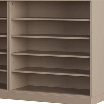 Beige 30 Solid WoodShoe Storage Cabinet
