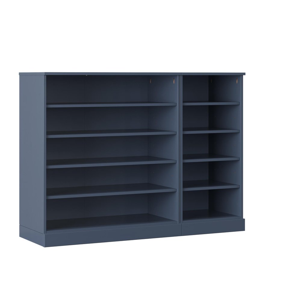 French Blue 30 Solid WoodShoe Storage Cabinet