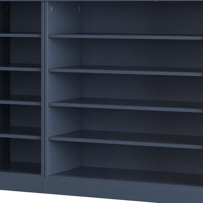 French Blue 30 Solid WoodShoe Storage Cabinet