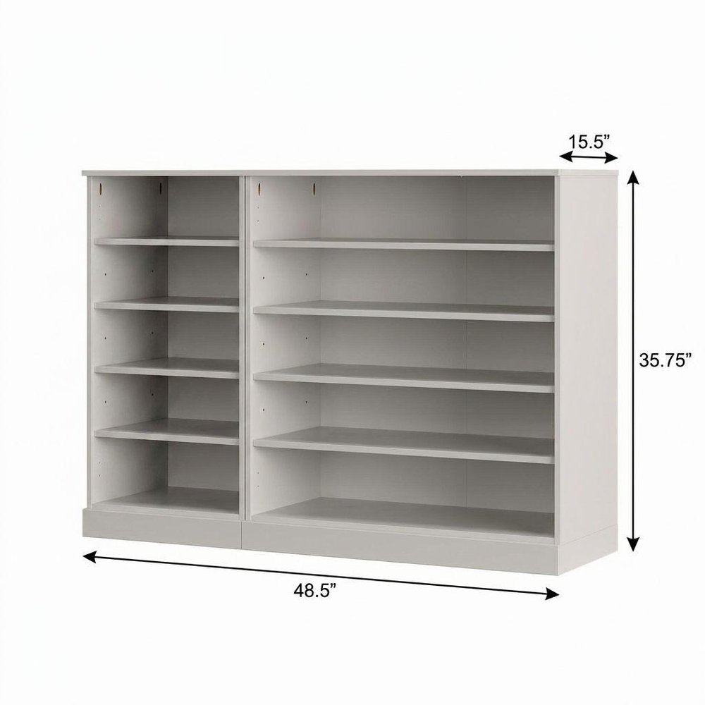Off White 30 Solid WoodShoe Storage Cabinet HomeRoots