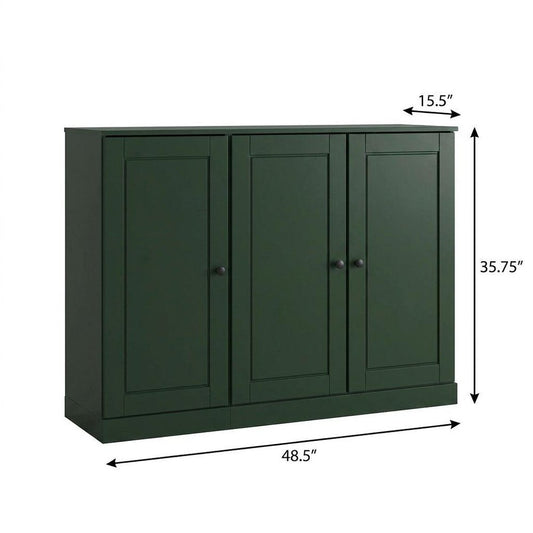 Green 30 Solid WoodShoe Storage Cabinet