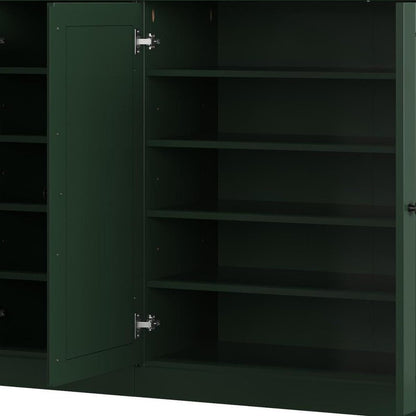 Green 30 Solid WoodShoe Storage Cabinet