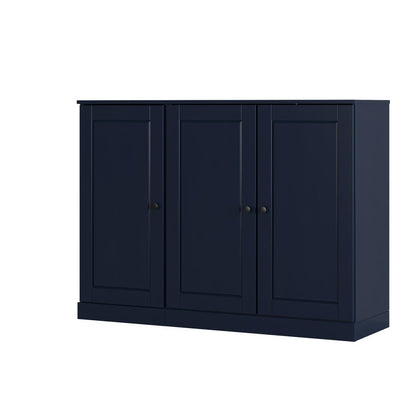 Navy Blue 30 Solid WoodShoe Storage Cabinet HomeRoots