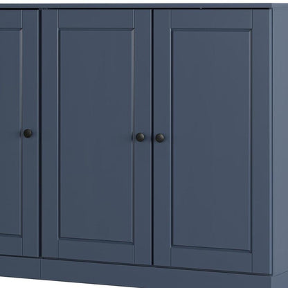 French Blue 30 Solid WoodShoe Storage Cabinet HomeRoots