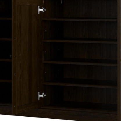 Espresso 30 Solid WoodShoe Storage Cabinet HomeRoots