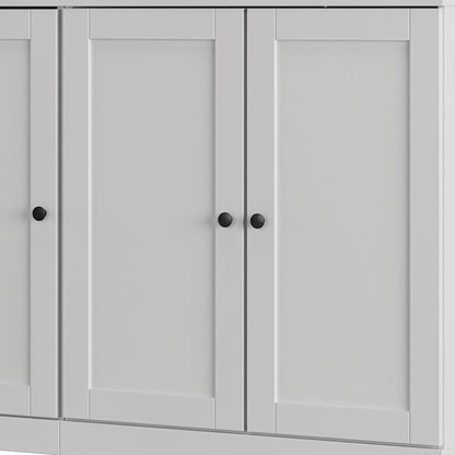 White 30 Solid WoodShoe Storage Cabinet HomeRoots
