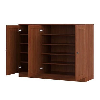 Coffee 30 Solid WoodShoe Storage Cabinet HomeRoots
