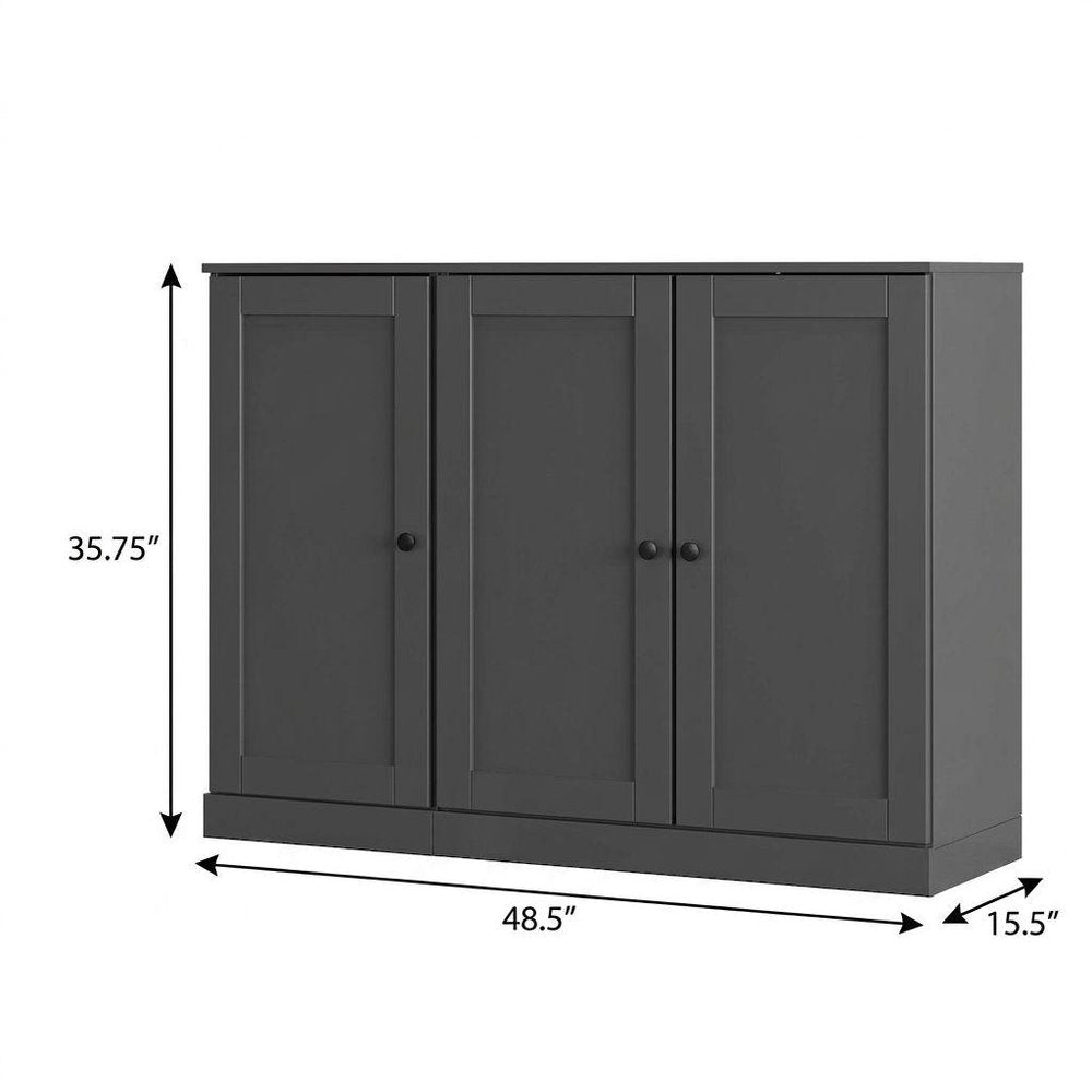 Gray 30 Solid WoodShoe Storage Cabinet HomeRoots