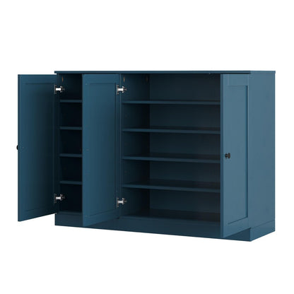 Teal Blue 30 Solid WoodShoe Storage Cabinet HomeRoots