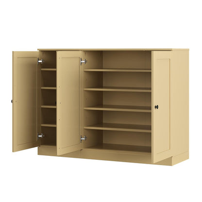 Yellow 30 Solid WoodShoe Storage Cabinet HomeRoots