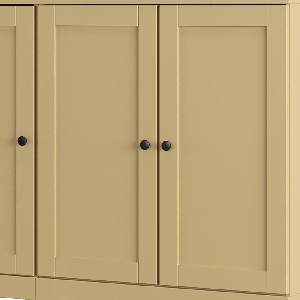 Yellow 30 Solid WoodShoe Storage Cabinet — view 4