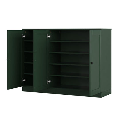 Green 30 Solid WoodShoe Storage Cabinet