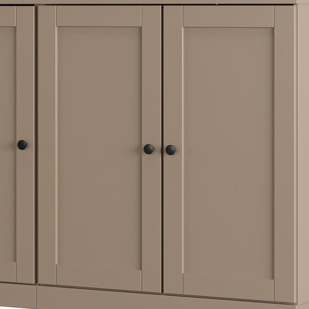 Beige 30 Solid WoodShoe Storage Cabinet — view 4