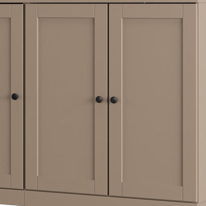 Beige 30 Solid WoodShoe Storage Cabinet HomeRoots