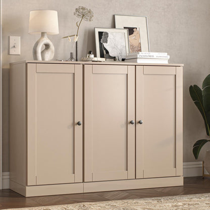 Beige 30 Solid WoodShoe Storage Cabinet HomeRoots
