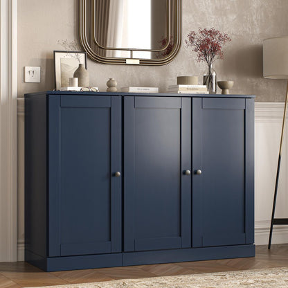 Navy Blue 30 Solid WoodShoe Storage Cabinet HomeRoots