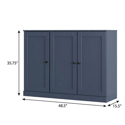 French Blue 30 Solid WoodShoe Storage Cabinet HomeRoots