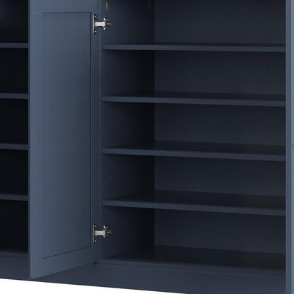 French Blue 30 Solid WoodShoe Storage Cabinet HomeRoots