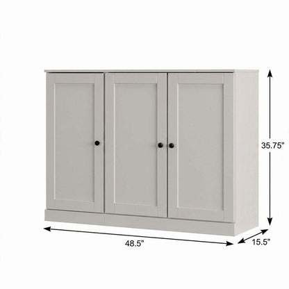 Off White 30 Solid WoodShoe Storage Cabinet HomeRoots