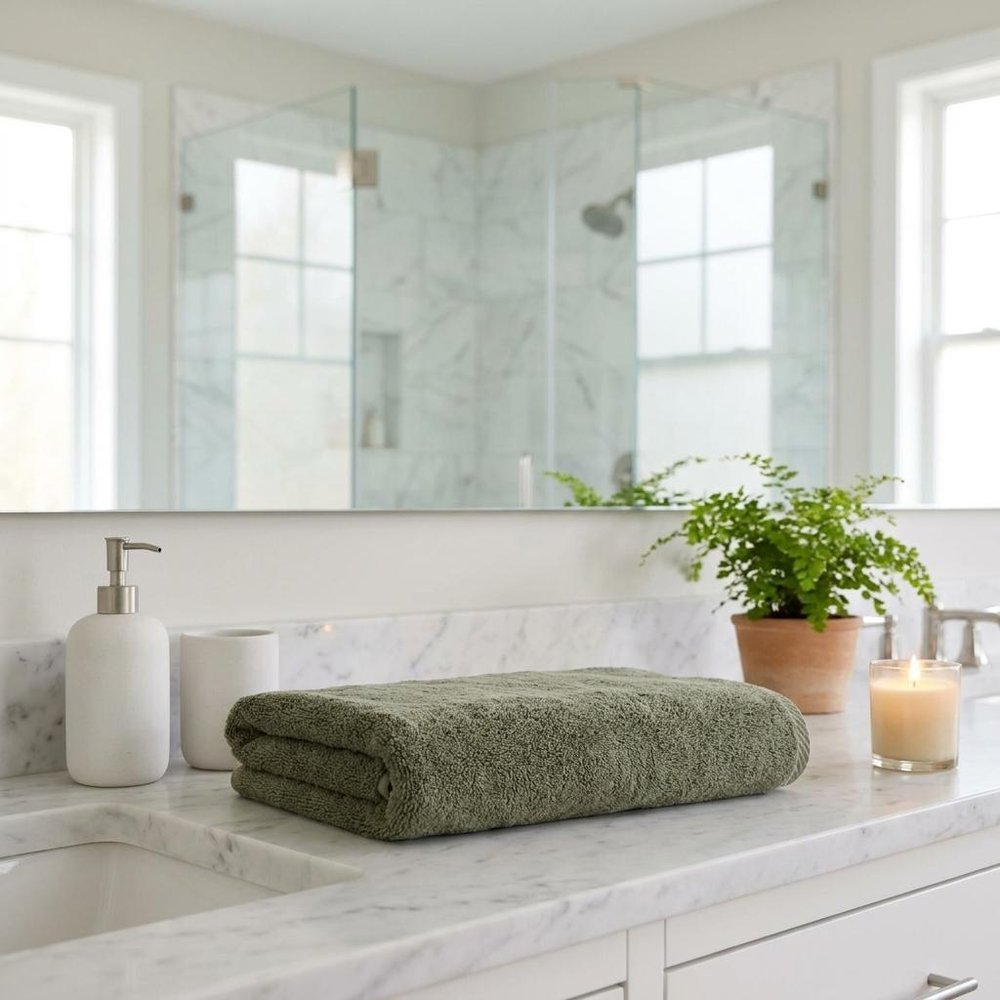White Turkish Cotton 40" X 70" Bath Sheet HomeRoots