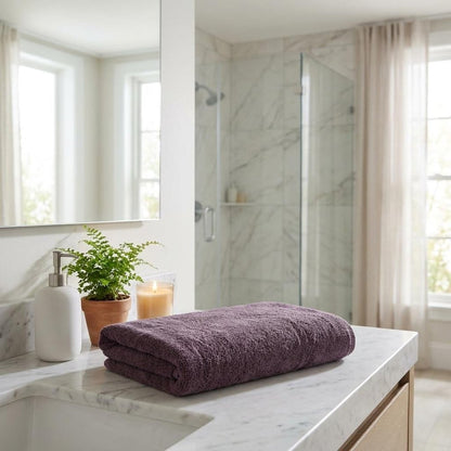 White Turkish Cotton 40" X 70" Bath Sheet HomeRoots