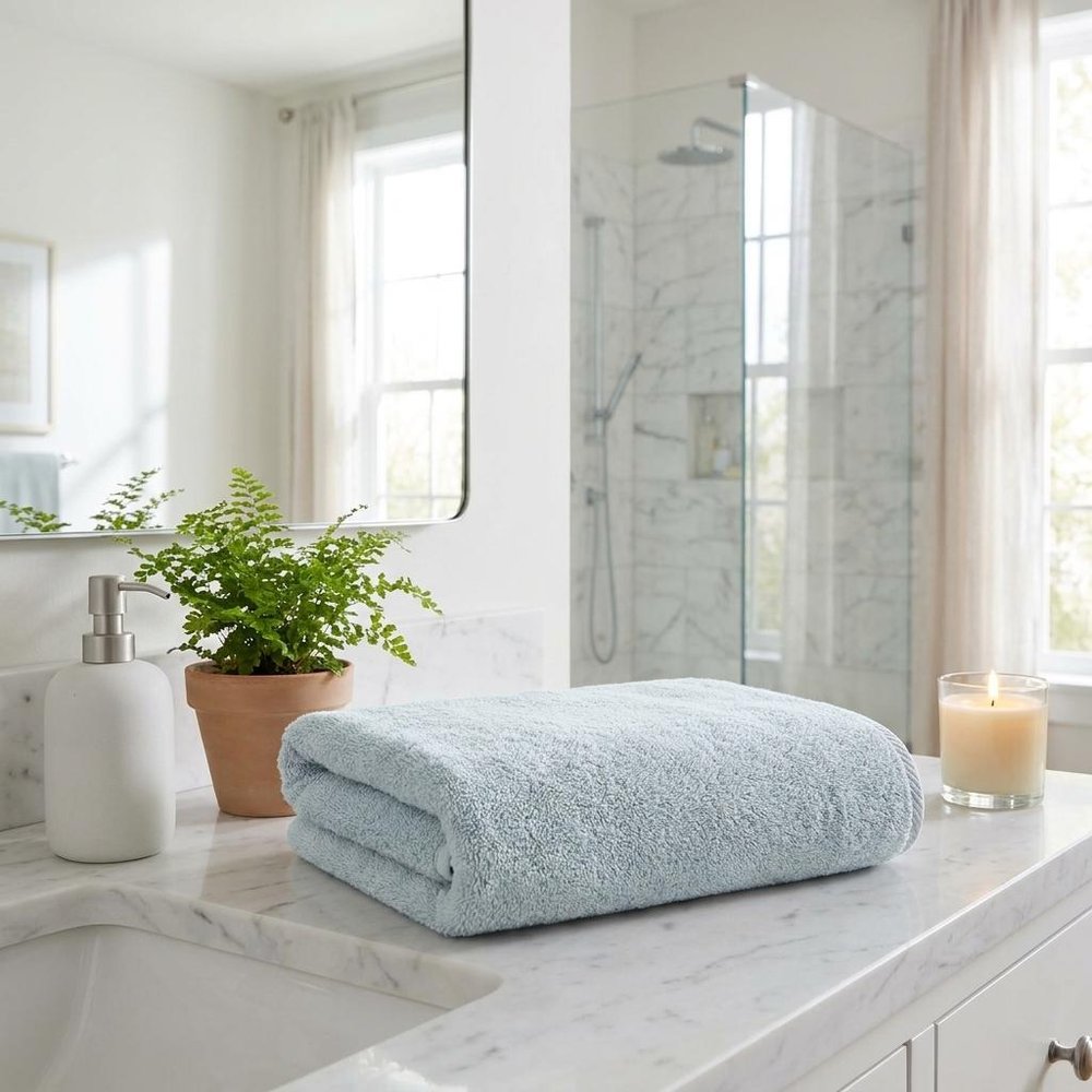 White Turkish Cotton 40" X 70" Bath Sheet HomeRoots