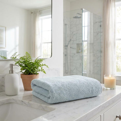 White Turkish Cotton 40" X 70" Bath Sheet HomeRoots