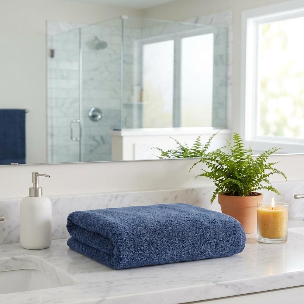 White Turkish Cotton 40" X 70" Bath Sheet HomeRoots