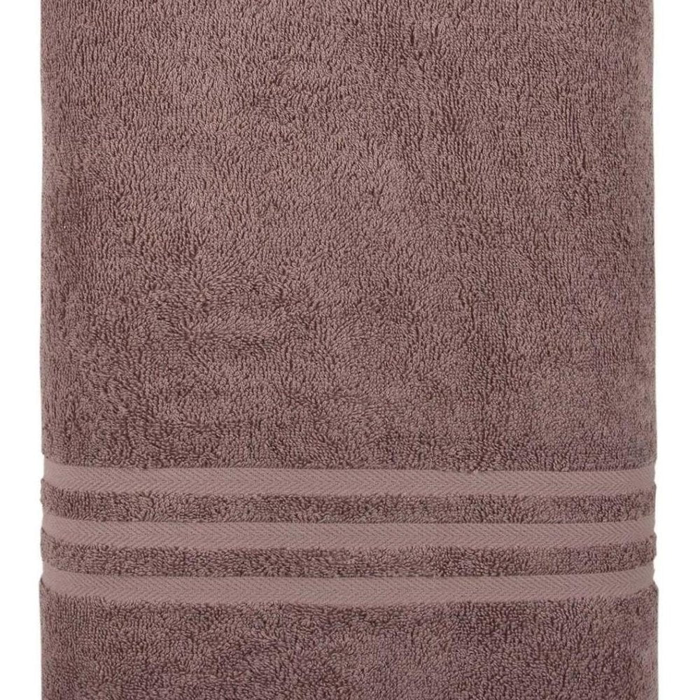 Dark Gray Turkish Cotton 35" X 66" Bath Sheet HomeRoots