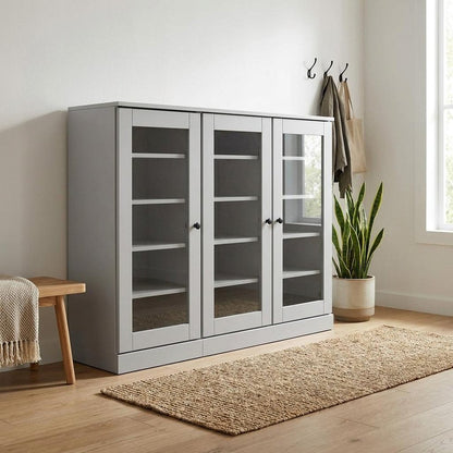White 30 Solid WoodShoe Storage Cabinet HomeRoots