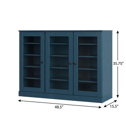 Teal Blue 30 Solid WoodShoe Storage Cabinet HomeRoots