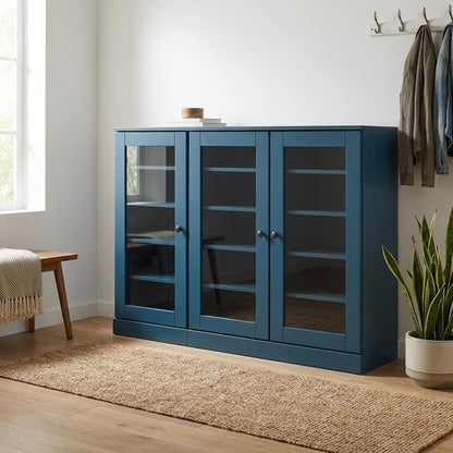 Teal Blue 30 Solid WoodShoe Storage Cabinet HomeRoots