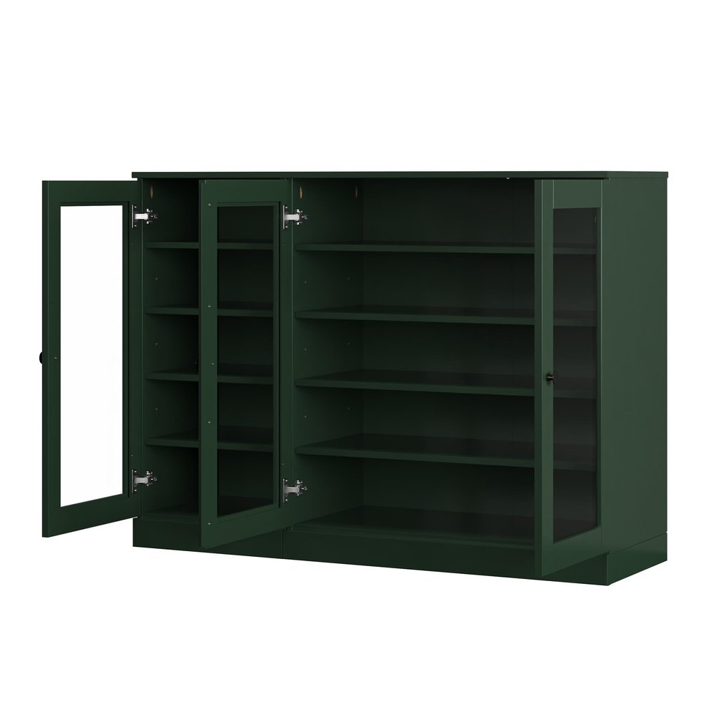 Green 30 Solid WoodShoe Storage Cabinet