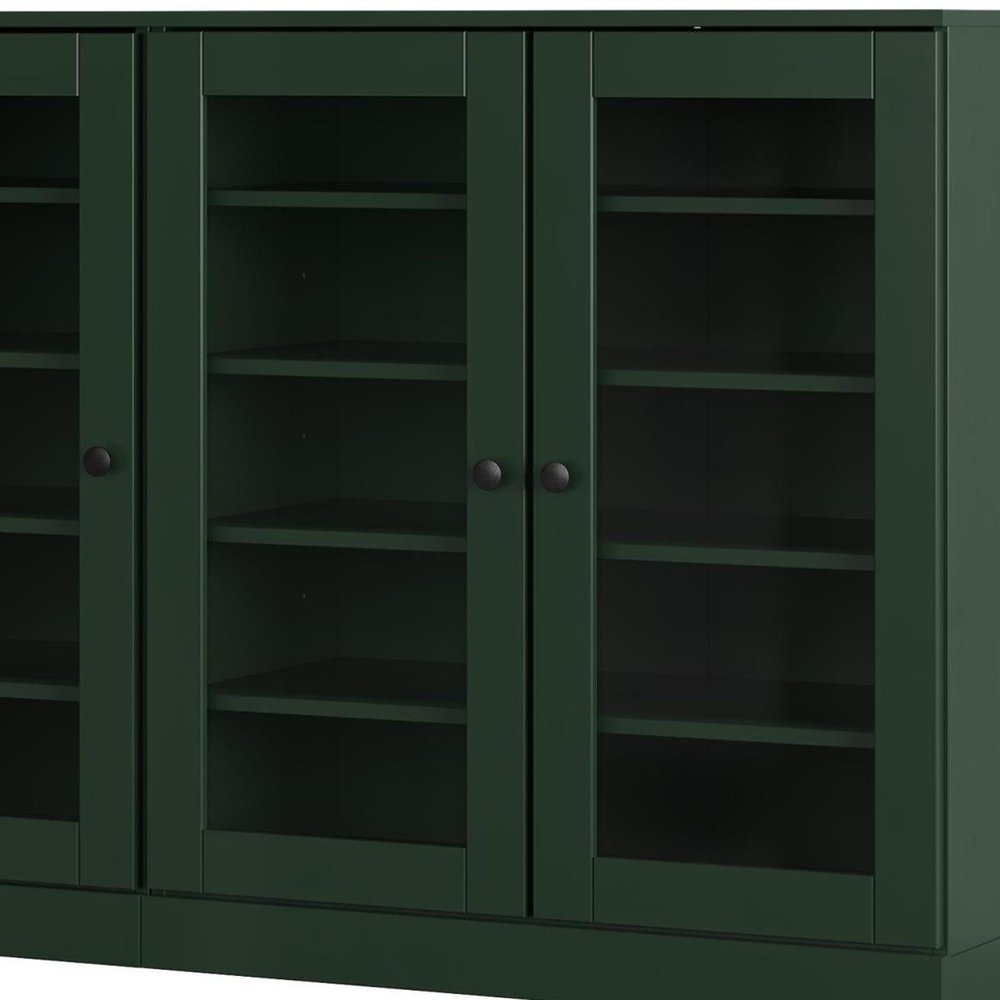 Green 30 Solid WoodShoe Storage Cabinet — view 3