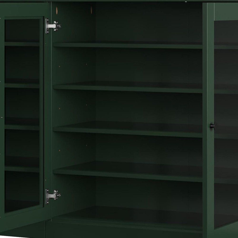 Green 30 Solid WoodShoe Storage Cabinet — view 6