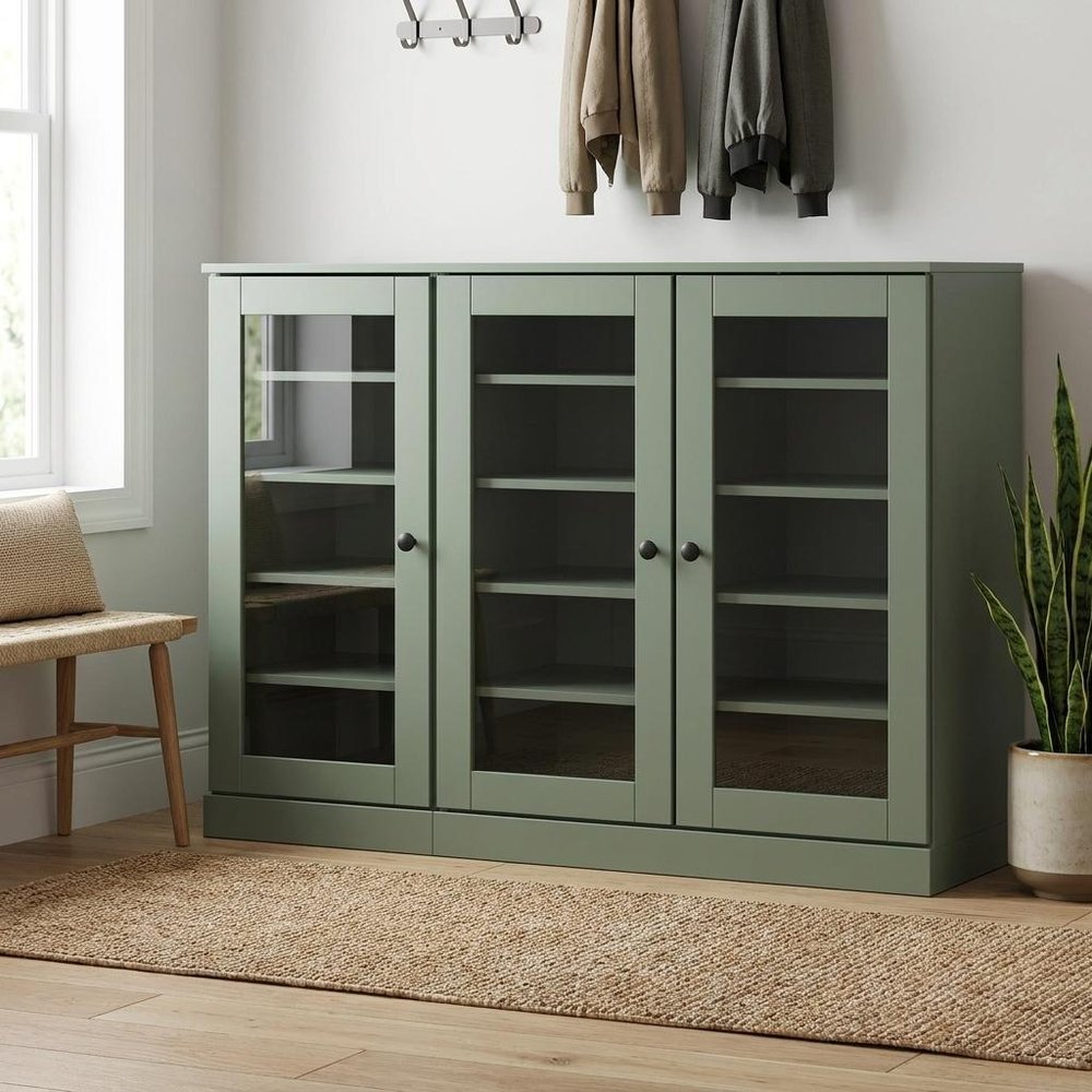 Sage 30 Solid WoodShoe Storage Cabinet HomeRoots