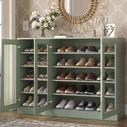 Sage 30 Solid WoodShoe Storage Cabinet HomeRoots