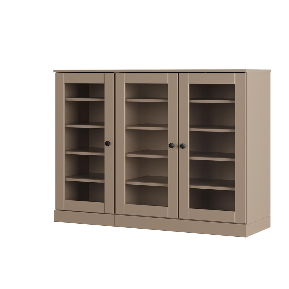 Beige 30 Solid WoodShoe Storage Cabinet — view 1