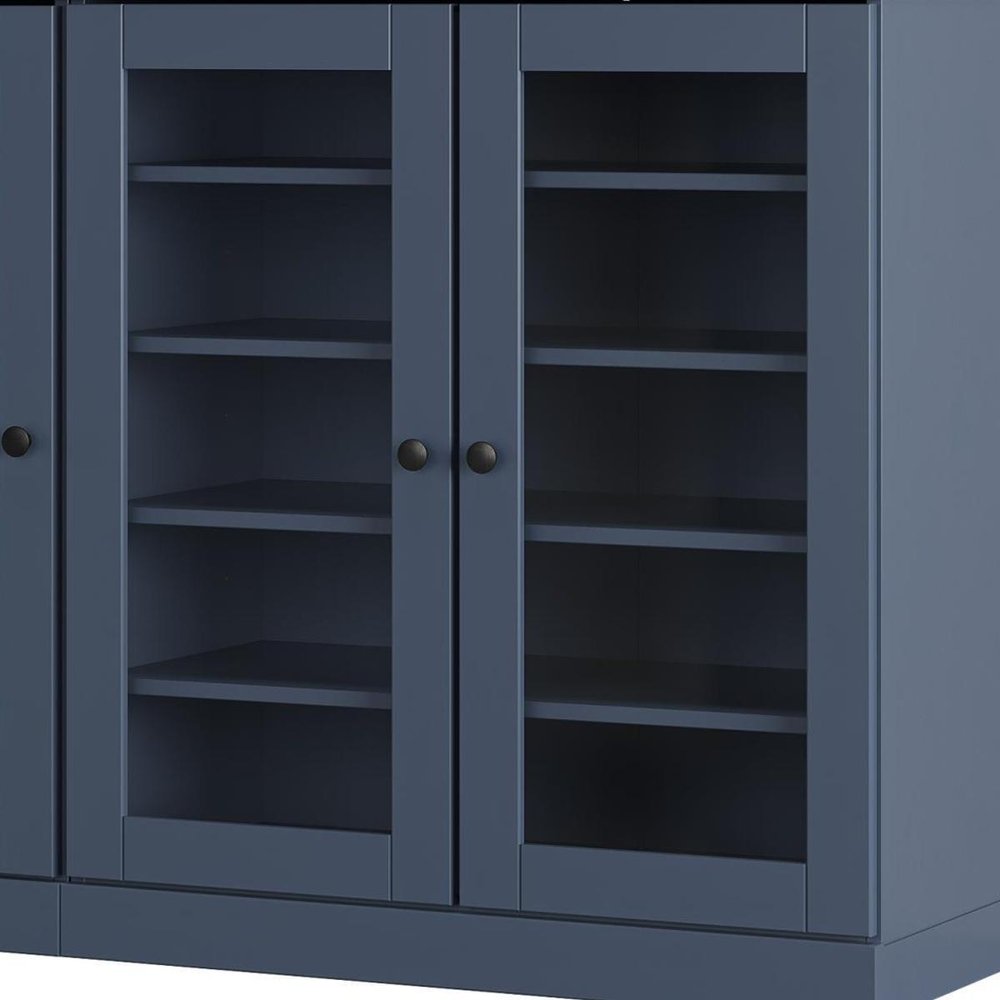 French Blue 30 Solid WoodShoe Storage Cabinet HomeRoots
