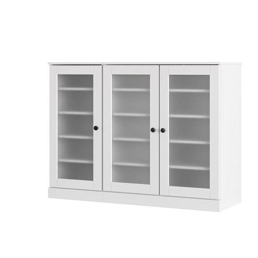 White 30 Solid WoodShoe Storage Cabinet