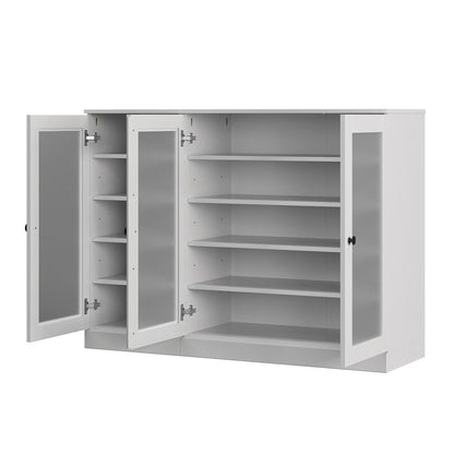 White 30 Solid WoodShoe Storage Cabinet HomeRoots