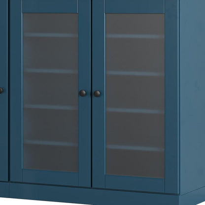 Teal Blue 30 Solid WoodShoe Storage Cabinet HomeRoots