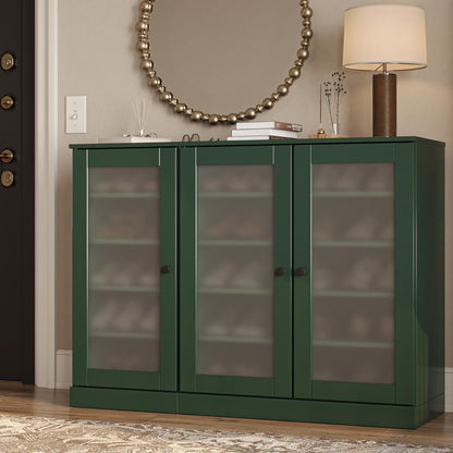 Green 30 Solid WoodShoe Storage Cabinet HomeRoots