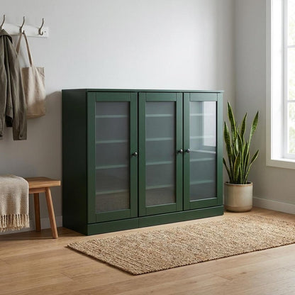 Green 30 Solid WoodShoe Storage Cabinet HomeRoots